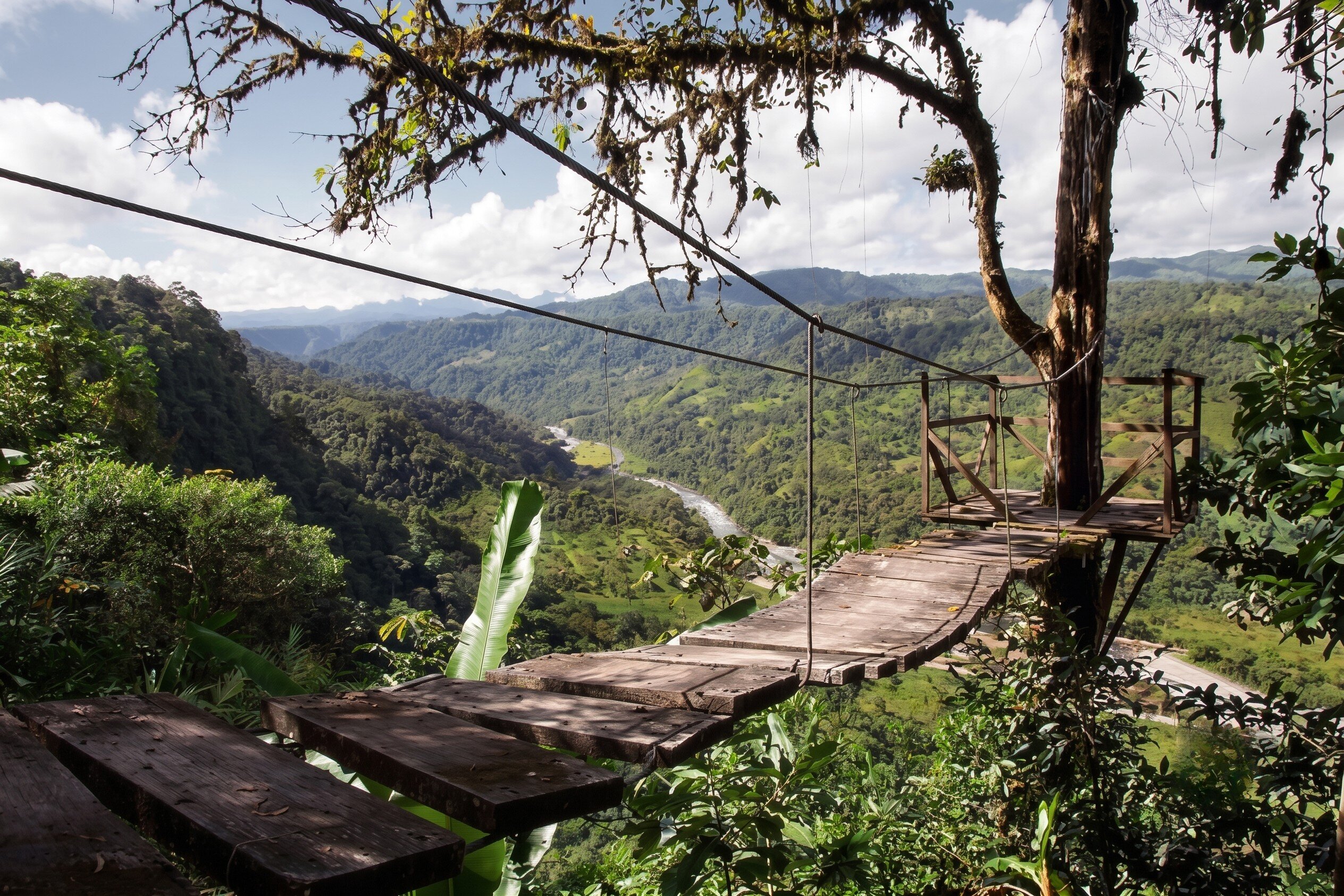Beautiful View Of Mindo Ecuador