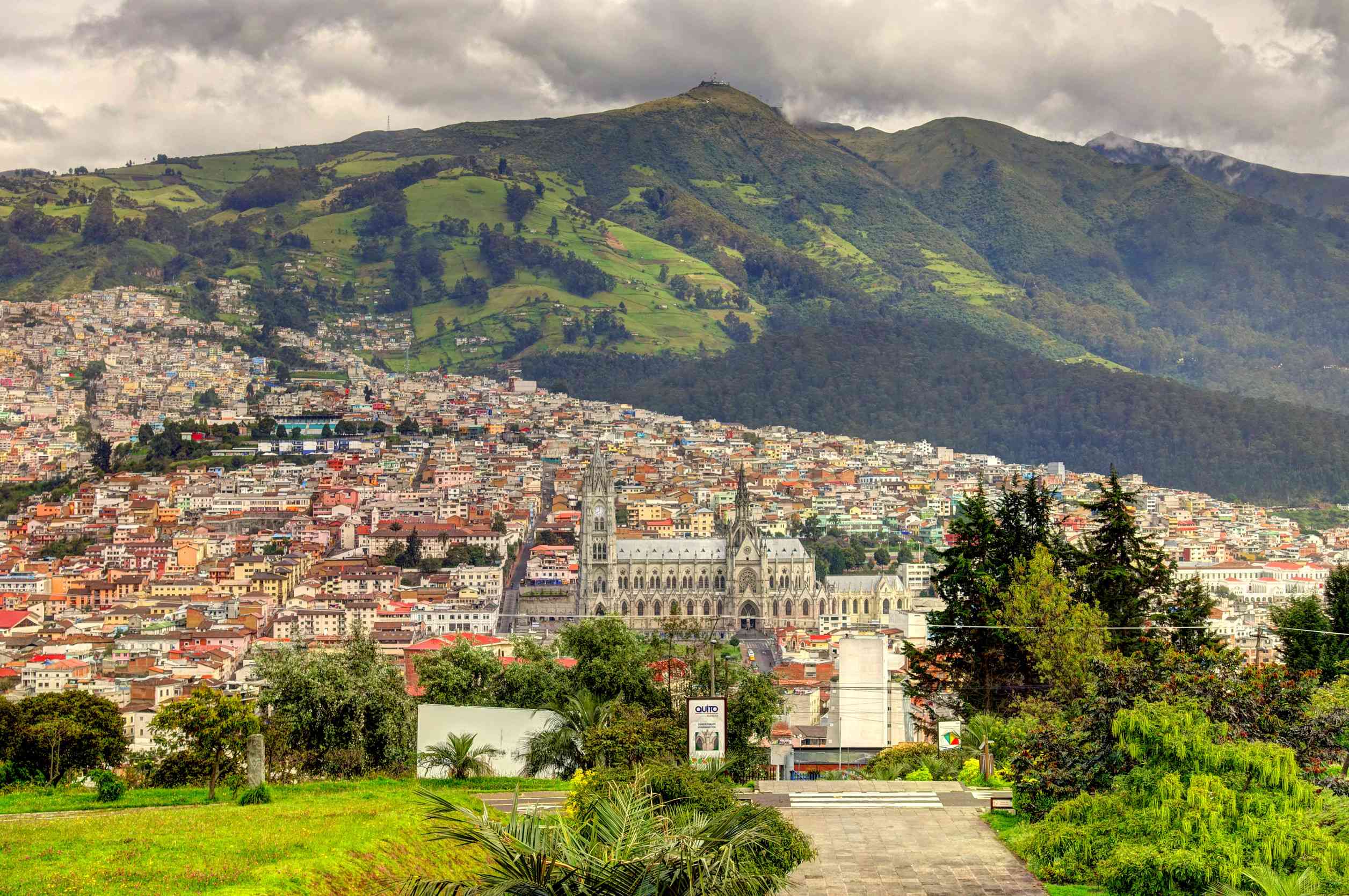 Cityscape View Of Quito, Ecuador