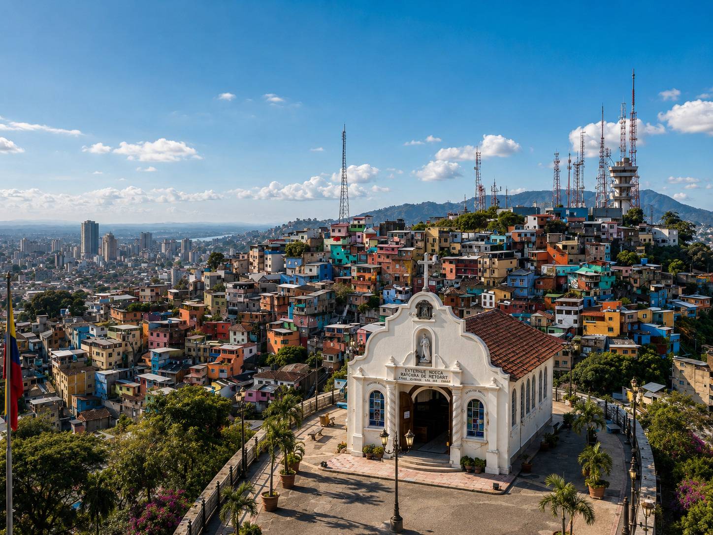 View Of Church Of Santa Ana In Las Peas