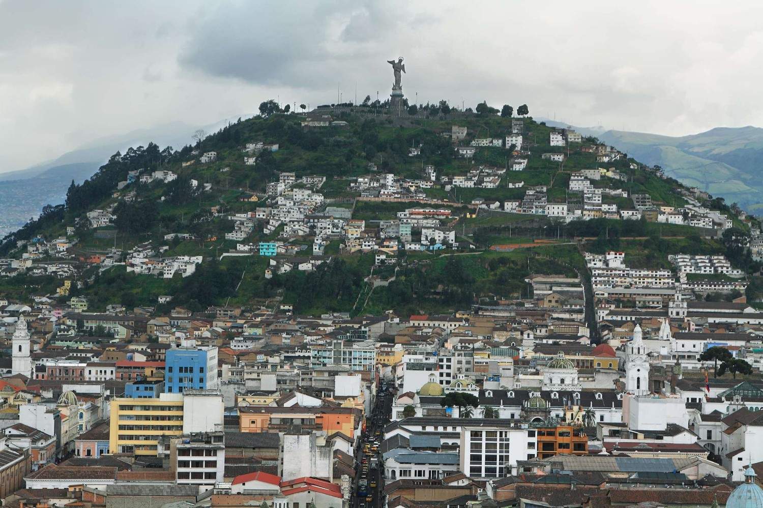 View Of Quito Ecuador