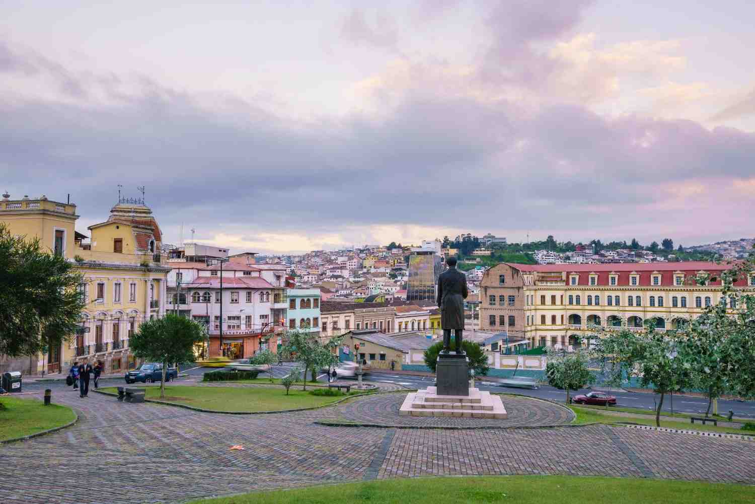 View Of The Historic Center Of Quito