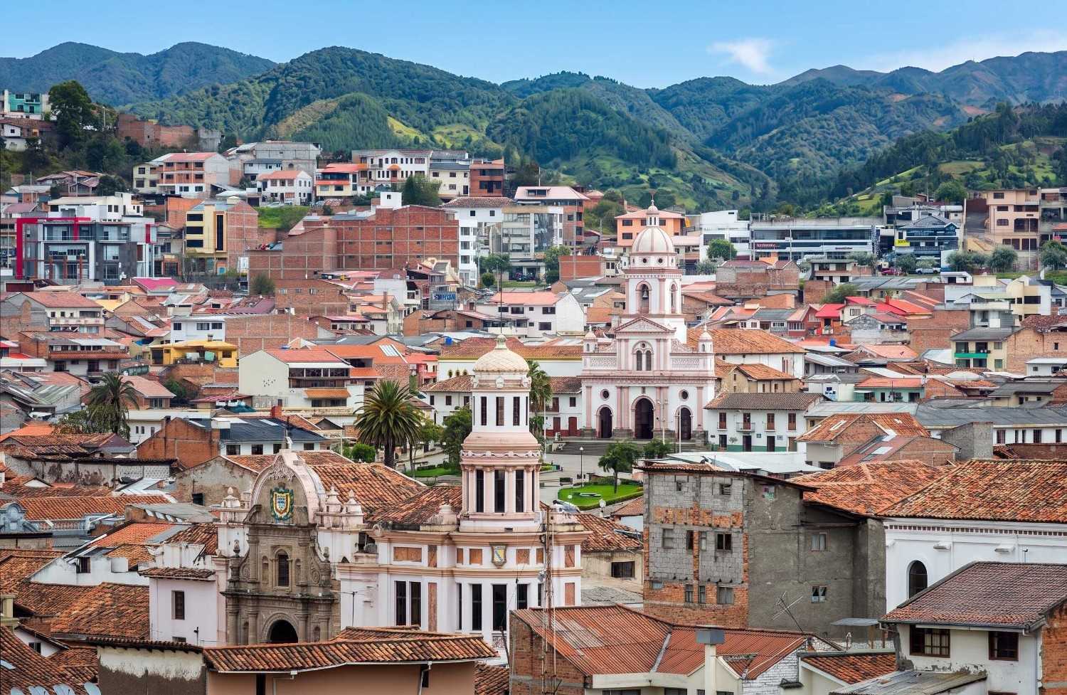 View Of Vilcabamba Town Ecuador